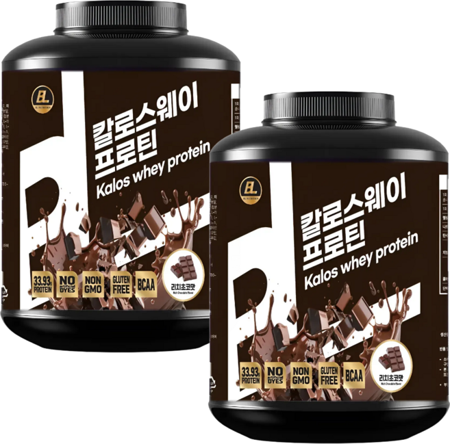 칼로스웨이프로틴 1+1, 2개, 2kg