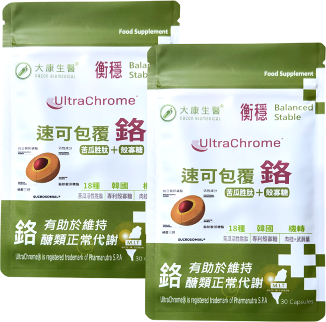 大康生醫 衡穩 苦瓜胜肽肉桂膠囊, 2個, 30顆
