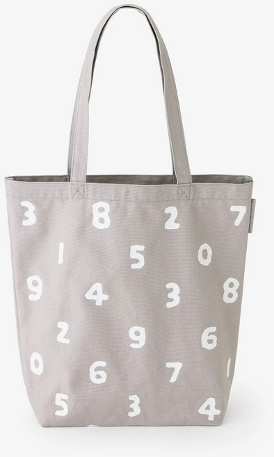 일본 소우소우 베이직 캔버스 에코백 토트백 숫자 가방 블랙 M사이즈