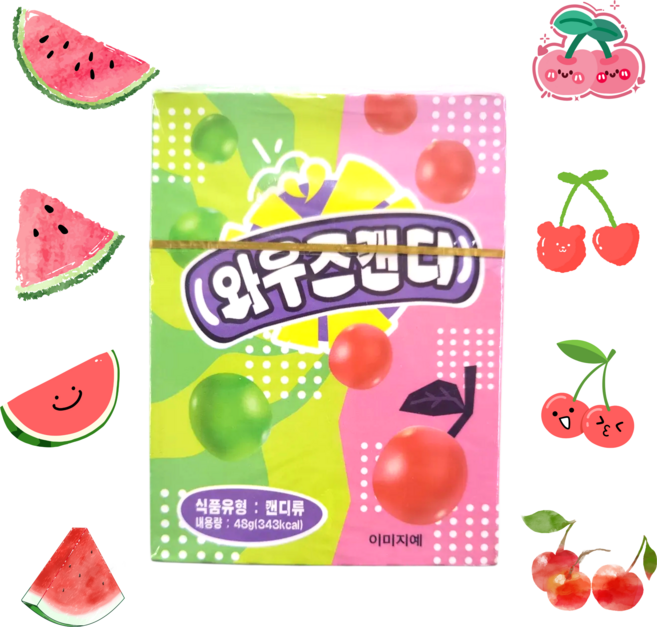 와우즈 캔디, 36개, 48g