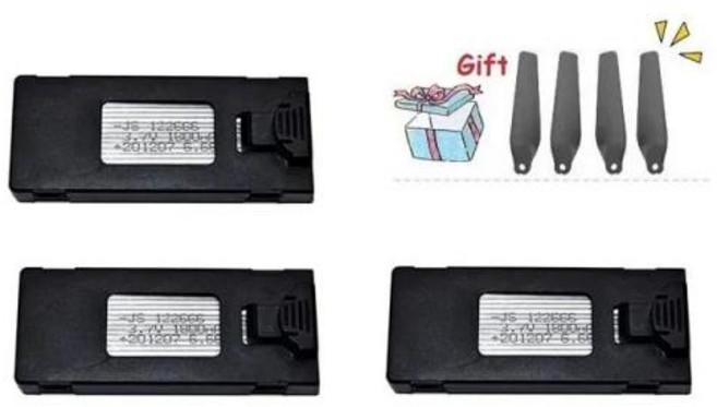 3.7V 1800Mah RC 드론 배터리 액세서리 E88 E88PRO Ls-E525 E525 PRO Mini Uav 전용 드론 배터리 특수 RC 부품 123510 개, 1개, 4) E88-1800mAh-3PCS