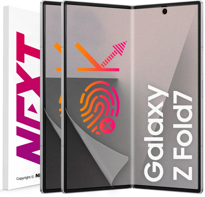 넥스트모바일 갤럭시 Z폴드7 내부 AG 매트 저반사 우레탄 TPU 풀커버 액정 보호 필름, 2개