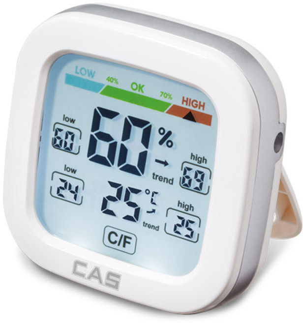카스 디지털 온습도계 T003, 화이트, 1개