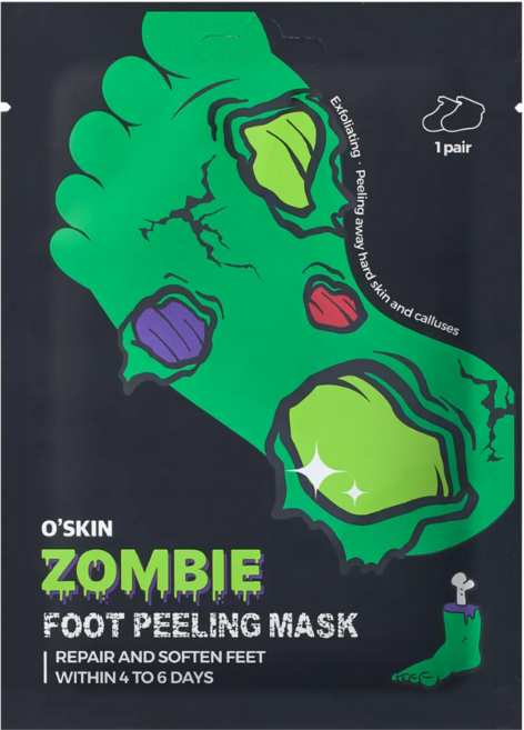 오스킨 좀비 발각질제거 풋필링 마스크 팩, 40g, 1개, 1매