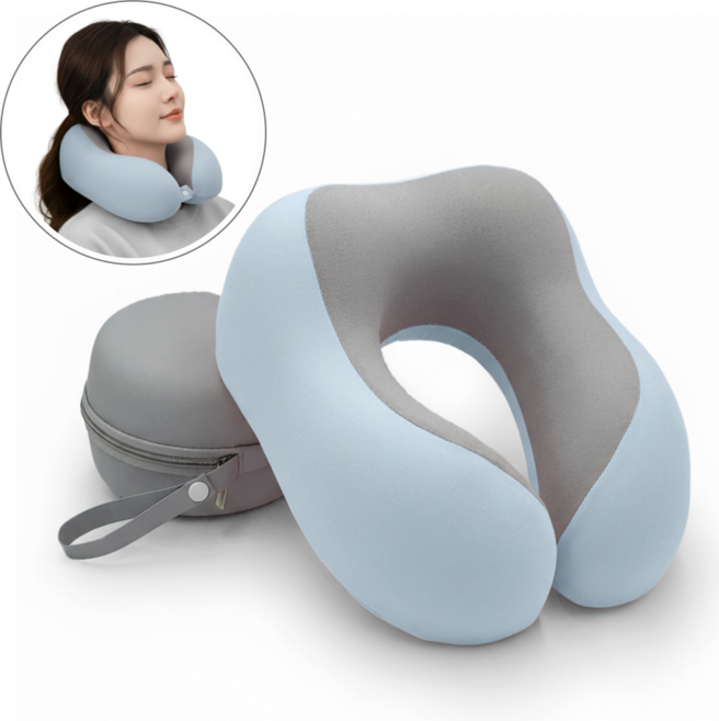 페피파이 여행용 휴대용 메모리폼 목베개