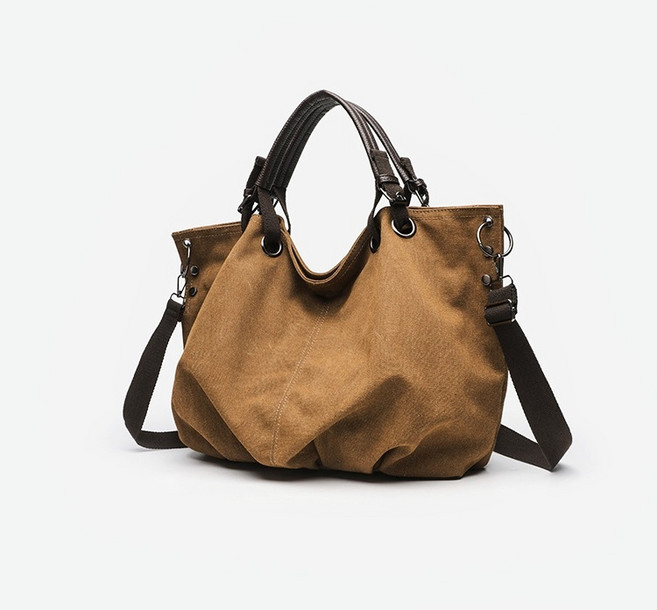 여성 캔버스 숄더백 크로스백 대용량 데일리 캐주얼 가방