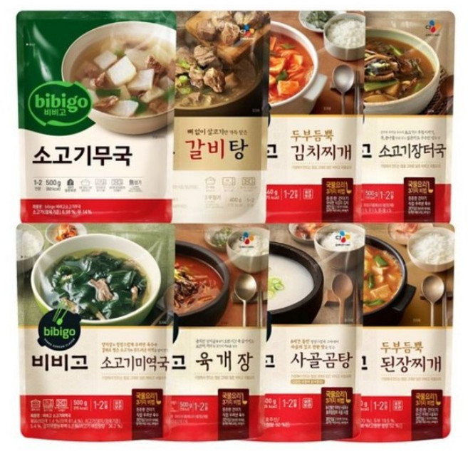 CJ 비비고혼합8종, 2세트, 3.86kg