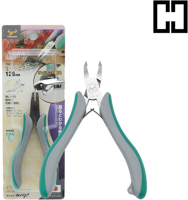 일본 츠노다 KING TTC TM-10 고급형 미니 엣지니퍼 6인치 트리니티, 1개