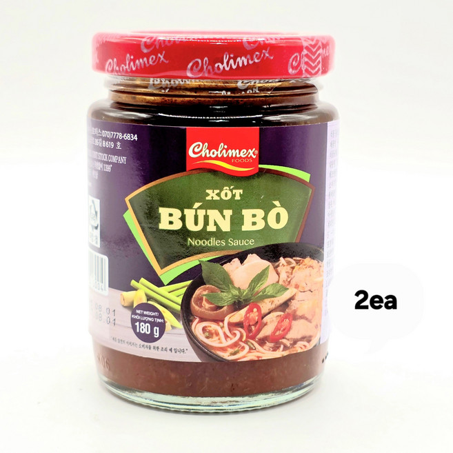 촐리맥스 분보 쌀국수 소스, 180g, 2개