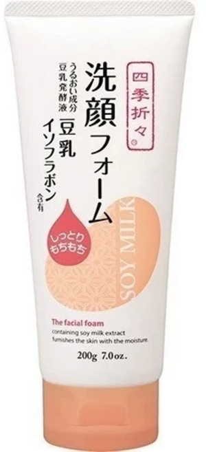 熊野 四季折折 豆乳洗面乳200g, 200g, 1個