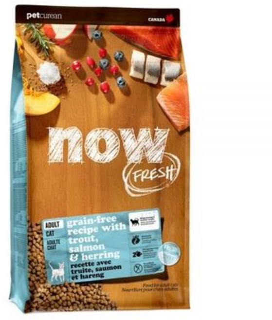 나우 NOW 그레인프리 캣 피쉬 어덜트 3.6kg, 1개
