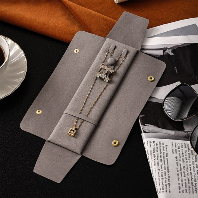 유니온 휴대용 쥬얼리 수납 벨벳 파우치