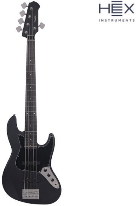 헥스 B305 S/BK 5현 베이스 기타 입문용 고급구성품세트, 1개