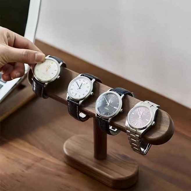 아트리아 프리미엄 원목 우드 손목 시계 받침대 팔찌 거치대 보관함 수납함