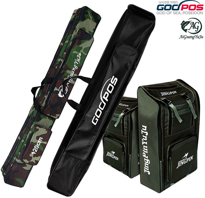 바다낚시가방 민물낚시가방 배낭형가방 원투 갯바위 바다 낚시, 단일