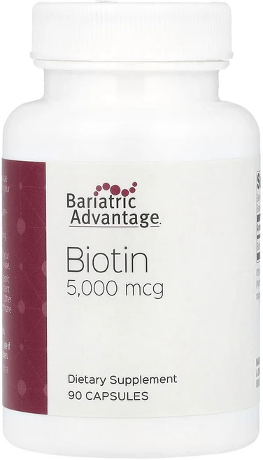 Bariatric Advantage 비오틴 5000mcg 캡슐 90정, BariatricAdvantage비오틴5000mcg캡슐, 1개 - 쿠팡