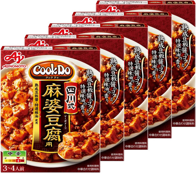 일본 아지노모토 사천식 마파 두부, 106.5g, 5개