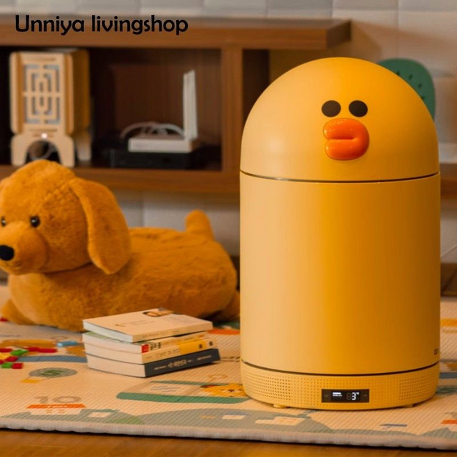 곰돌이 냉장고 미니 꼬모냉장고 병아리 케릭터 마스크 라인 스피커, 샐리 치킨 (음향 기능 없음) 380mmx450mmx6