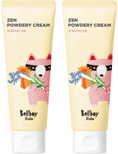 벨보이스튜디오 젠 파우더리 크림 - 기저귀크림 베이비파우더 발진 신생아 땀띠 무향, 120ml, 2개