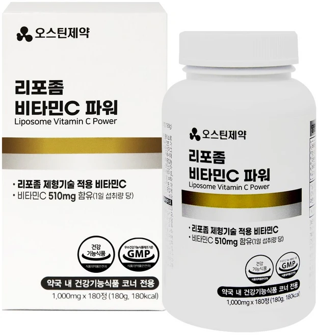 리포좀비타민C파워 (1 000mg), 1개, 180정 - 쿠팡