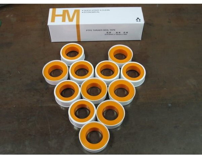 企鵝牌 薄型止洩帶 0.075MM*12MM*10M (一盒一打裝), 1個