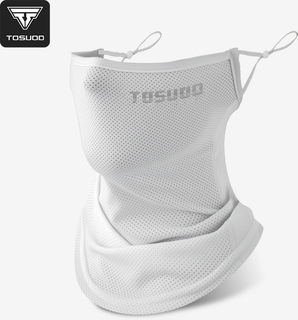 토스오드 1+1 남녀공용 스포츠 넥워머 냉감 메쉬 자외선차단 흡한속건 햇빛가리개, 1세트, 화이트