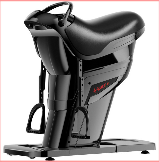 승마운동기구 승마기계 실내 말타기 뱃살빼는기구 운동 다이어트 홈트 유산소, 고급형, 블랙