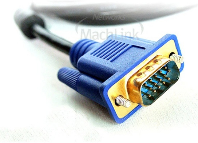 마하링크 세미 VGA RGB 모니터 케이블 3M ML-RGBS030 EMI필터 UL 금도금, 1개