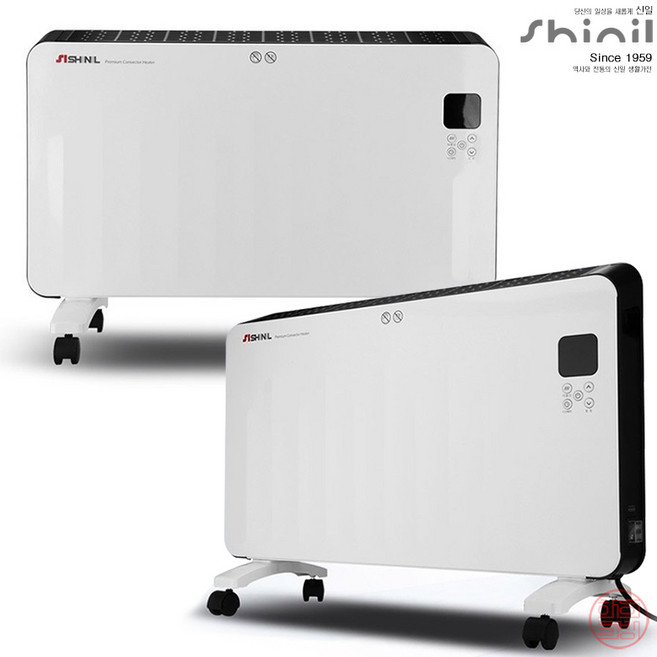 신일 컨벡션히터 라디에이터 라지에이터 전기히터 화장실 욕실 동파방지 벽걸이겸용, SEH-P1350SJ