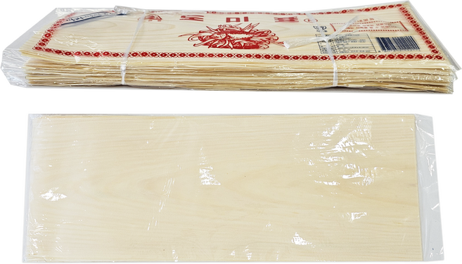 도미표 우수이다 나무 박판지 횟집종이 식품용 100장, 1개