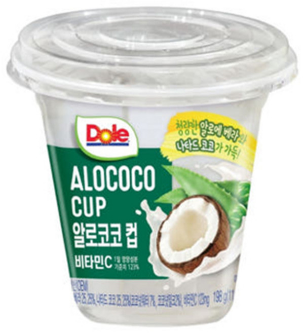Dole 후룻컵 198gx6개 알로코코컵 무배, 6개, 198g