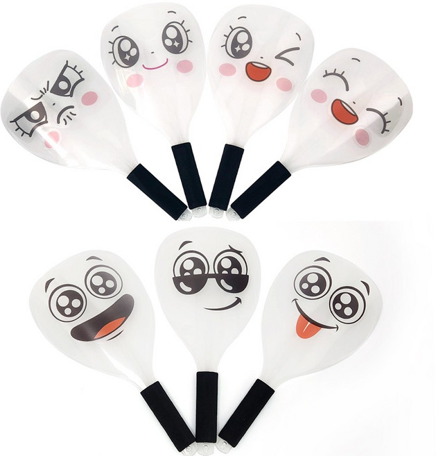 뜨리고 얼굴표정 스프레이 가리개 (7가지 표정중 선택), 1개, 메롱 표정