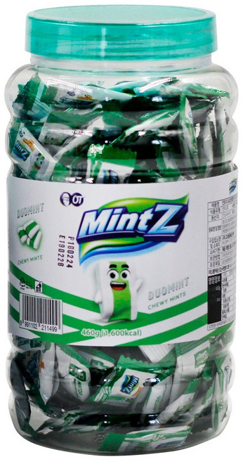 민트지 듀오민트 상쾌한 츄잉캔디, 1개, 440g
