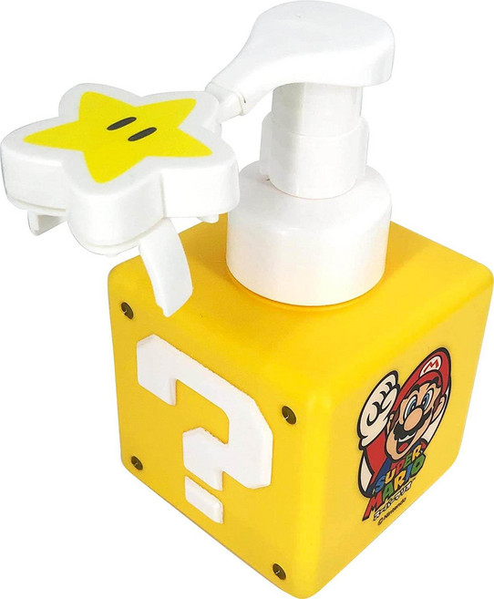 일본 슈퍼마리오 거품 비누 디스펜서 500ml, 슈퍼마리오개