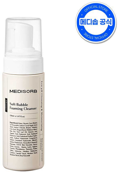 메디솝 소프트 버블 포밍 클렌저 150ml, 1개