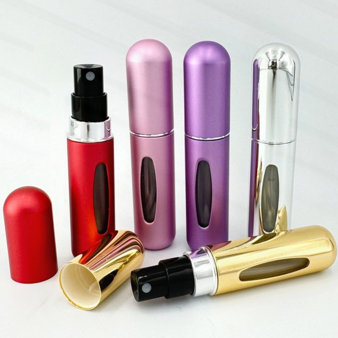 휴대용 향수 공병 미니 분사 통 리필 여행용 화장품 펌프 미스트, 1개