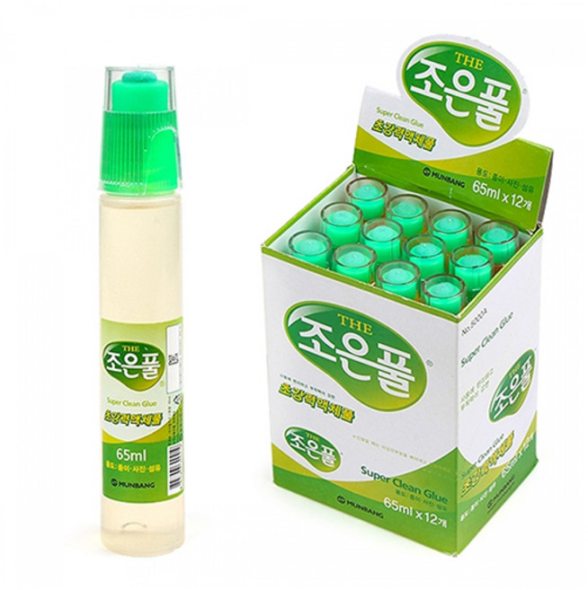 문방산업사 THE 조은풀 액체풀 65ml (12개입), 없음, 단품, 1개