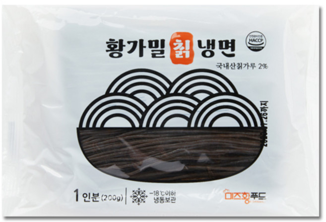 미즈황푸드황가밀칡냉면1인분 x 5개, 200g