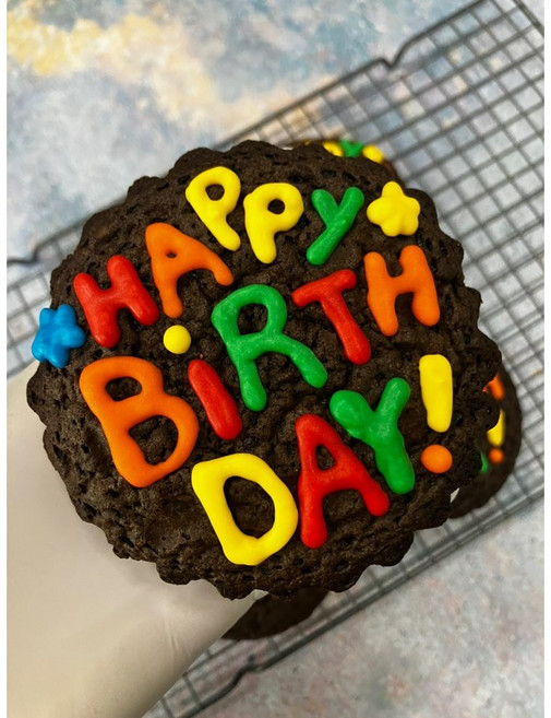 브라우니 생일케이크 미니레터링케이크, 1개, 100g