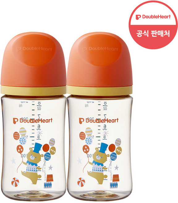 더블하트 모유실감 3세대 트윈팩 160ml 꿈꾸는코끼리, 240ml, 2개