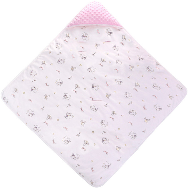미라클 베이비 유아용 사계절순면 카시트 겉싸개 90 x 90cm