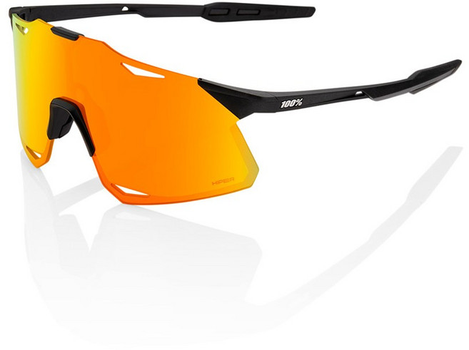 100% 하이퍼크래프트 (HYPERCARFT) 매트 블랙 - 하이퍼 레드 멀티레이어 미러 렌즈, 1개