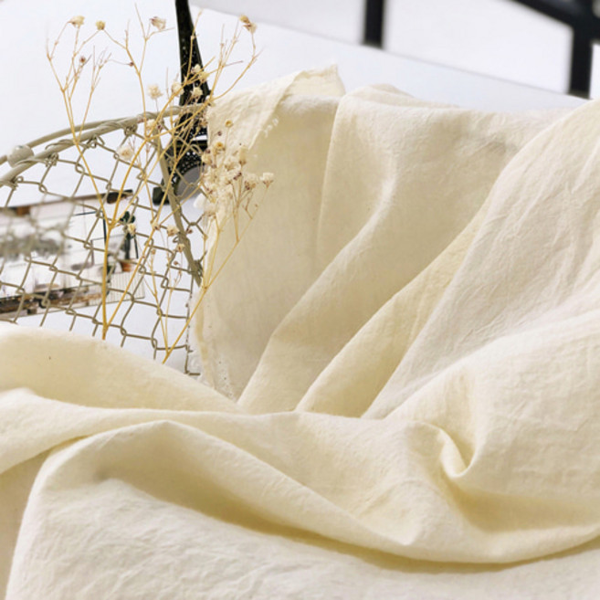 릴리패브릭 면100% 20수 광목 바이오워싱] 포근한 하루_WS 957 원단 천