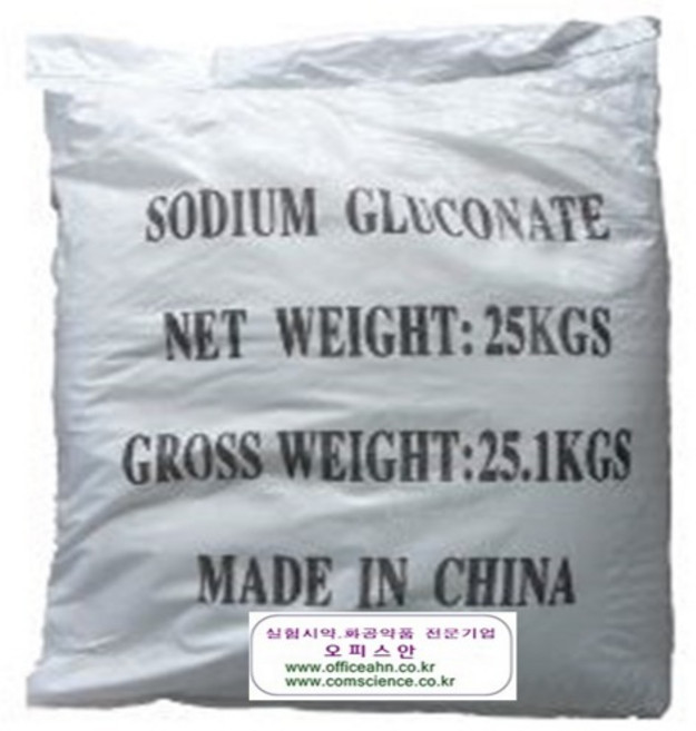 글루콘산나트륨 글루콘산소다 25kg china (china) Sodium gluconate, 1개, 25L