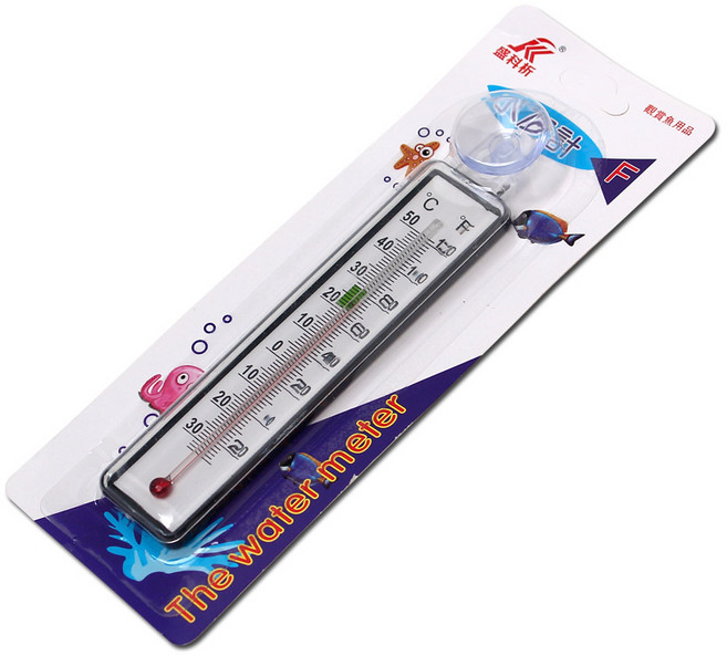 온도계 수족관 어항 수온계 수조 수중 벽면, 1개