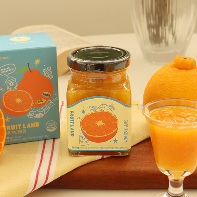 프룻랜드 제주 한라봉청 250g 과일청 답례품 제주특산품, 1개, 250ml