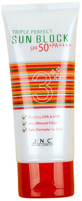 JNC트리플 퍼펙트 선블럭 SPF 50+ PA+++70ml/선크림/썬크림/10시간이상/JNC화장품, 1개, 70ml