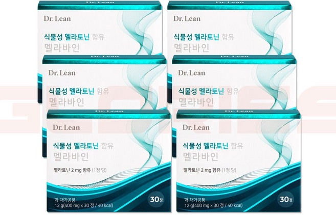 닥터린 식물성 멜라토닌 2mg 함유 멜라바인 소마토 13종 기능성 원료, 6개, 10.5g