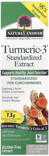 네이쳐스엔서 터메릭-3 알코올 무함유 30ml, 29.574ml, 1개 - 쿠팡