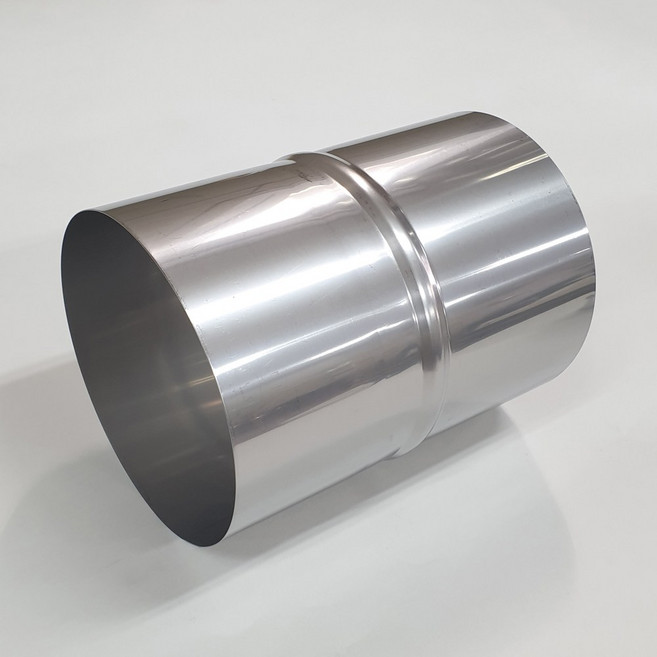 스토브에이드 125mm 소켓(122-122) / 스파이럴연통 연결시 스텐연통 두께0.5mm 화목난로 펠렛 보일러 연도